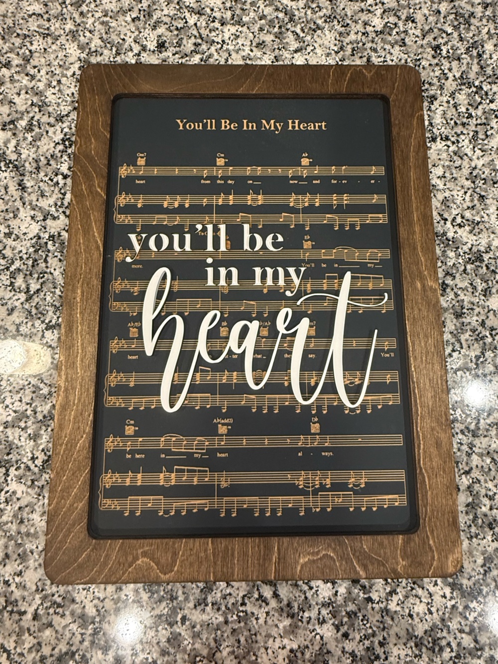 Castle Bound Supply Co Disney You’ll be in my Heart Magical Playlist Sign